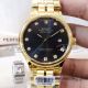 Perfect Replica Rolex Datejust All Gold Case Black Diamond Markers Dial 40mm Men's Watch (2)_th.jpg